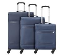 Roncato Jazz 4.0 4 wheels Suitcase set 3-piece with expansion pleat blue