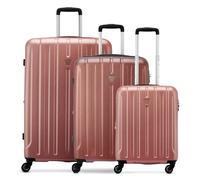 Roncato Kinetic 2.0 4 wheels Suitcase set 3-piece with expansion pleat pink