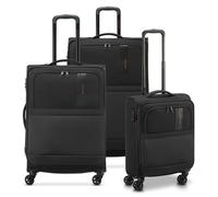 Roncato Metropolitan 4 wheels Suitcase set 3-piece with expansion pleat black