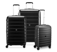 Roncato Relife 4 wheels Suitcase set 3-piece with expansion pleat black