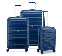Roncato Relife 4 wheels Suitcase set 3-piece with expansion pleat blue