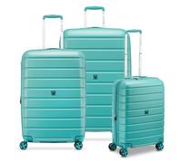 Roncato Relife 4 wheels Suitcase set 3-piece with expansion pleat green