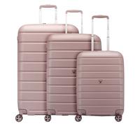 Roncato Relife 4 wheels Suitcase set 3-piece with expansion pleat rose gold