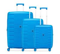 Roncato Skyline 2.0 4 wheels Suitcase set 3-piece with expansion pleat blue