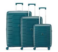 Roncato Skyline 2.0 4 wheels Suitcase set 3-piece with expansion pleat petrol