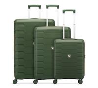 Roncato Skyline 2.0 Neon 4 wheels Suitcase set 3-piece green