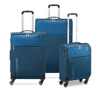 Roncato Speed 4 wheels Suitcase set 3-piece with expansion pleat blue