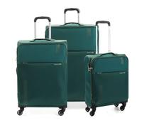 Roncato Speed 4 wheels Suitcase set 3-piece with expansion pleat green