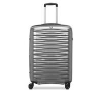 Roncato Wave 4 wheels Trolley 65 cm with expansion pleat silver colored