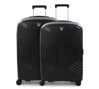 Roncato Ypsilon 4 wheels Suitcase set 2-piece with expansion pleat black