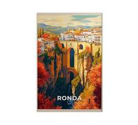 Ronda Spain Travel Canvas Poster Bedroom Decor Landscape Office Room Decor Gift 12x18inch(30x45cm)