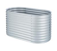 Rondabox 160x80x80 cm Raised Bed Silver