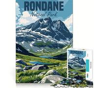 Rondane National Park 1000 Piece Jigsaw Puzzles for Teenagers Jigsaw Think Toy Together Fun Sharp Cut Art Collectible (38x26cm)
