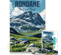 Rondane National Park Hard Jigsaw Puzzle for Adults 1000 Pieces Recall Boost Quiet Calm Smooth Cut Classic Gift (38x52cm)