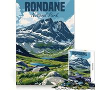 Rondane National Park Hard Jigsaw Puzzle for Adults 1000 Pieces Recall Boost Quiet Calm Smooth Cut Classic Gift (38x52cm)
