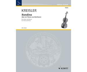 Rondino No. 6 violin and piano (easy) Kreisler on the theme of Beethoven Schott