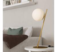 RONDO 4 Table Lamp - Brushed Brass & Opal Matt Glass E27