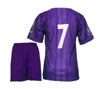 RONDO Children's Jersey #7 - Real Madrid Cardiff Final Football Jersey, Children's Football Set with Shorts, Socks & Accessories, Sports Jersey for Boys, Fan Items, Training, Football Jersey for