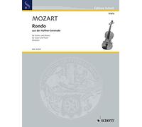 Rondo: from the Haffner-Serenade. No. 7. KV 250. violin and piano.