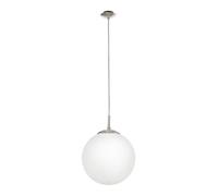 Rondo Glass And Metal Pendant Light EGLO White One Size