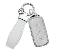 Rondrive Car Key Case Key Case Cover Fits Geely EX5 EM-i EV E5 2024 2025 2026 Starray EM-i TPU Rhinestones Key Cover Key Case 3 Buttons Accessories B Silver