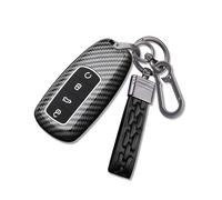 Rondrive Car Key fob Case fit for Chery Jaecoo 7 8 J7 J8 Tiggo 4 7 8 Pro Max Omoda 5 C5 S5 O5 Key Cover holder ABS Shell Keychain Keyring Remote Accessories Carbon fiber pattern Black 4