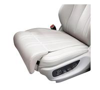 Rondrive Car Seat Cover with Leg Support Extender Cushion Fit for Chevrolet Silverado 1500 2500HD Suburban Tahoe 2026 2025 2024,Leather Car Seat Cushion Bottom Seat Protector,White 1 PC