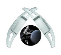 Rondrive Metal Car Steering Wheel Shift Paddle Shifter Extension Compatible with Mercedes A B C E Class W177 W206 W223 C180 GLC EQE EQS CLA GLC X254 GLE 2022-2024 Gear Shift Paddle Shifters Silver