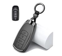 Rondrive Metal Key fob Cover fit for Chery Tiggo 4 7 8 Pro Omoda 5 9 C5 C9 E5 S5 O5 Jaecoo J7 J8 2023 2024 2025 2026 Car Key Case Holder Shell Keychain Keyring protector Accessories Dark-Grey 1