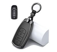 Rondrive Metal Key fob Cover fit for Chery Tiggo 4 7 8 Pro Omoda 5 9 C5 C9 E5 S5 O5 Jaecoo J7 J8 2023 2024 2025 2026 Car Key Case Holder Shell Keychain Keyring protector Accessories Black 1