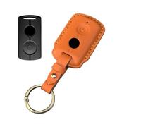 Rondrive Motorcycle Key Case Key Case Fits Y-AMAHA NMAX125 NMAX 125R Tricity 300 Freego Car Key Case Motorcycles Key Cover Leather Key Case Orange