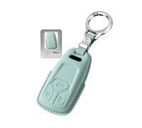 Rondrive PU Leather Key Case Key Cover Compatible with Audi A4 RS4 B9 A5 F5 S5 RS5 A6 A7 C8 A8 S8 Q5 Sportback SQ5 FY Car Key Case Key Cover Key Protector Key Fob Blue