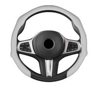 Rondrive Steering Wheel Cover Suede Look Non-Slip Steering Wheel Cover Suitable for Xpeng Ora Hyundai Kia V-olvo MG4 Mercedes Sport Design Steering Wheel Protection Universal 37-38 cm Steering Wheel