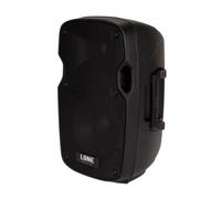 Rondson LA-08A 120 W Speaker A 120 W portable sound system with a built-in battery, Bluetooth and two UHF wireless microphones for maximum