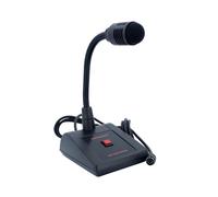 Rondson PA 100D public address microphone with DIN connector Dynamic desktop microphone with gooseneck and 5-pin DIN output, ideal for public address