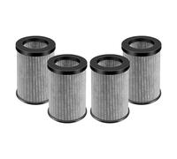 RONEAIR Air Purifier Replacement Filter for RA-P200, True HEPA Filter with Activated Carbon, 4 Pack