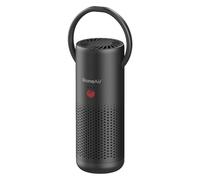 RoneAir Cordless Portable Air Purifier for Car, Small Room, Office with True HEPA Filter, Travel Air Purifier for Smoke, 0dor & Dust with USB C, Aroma Chamber (Grey)