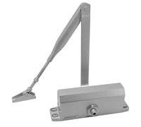 RONESS Door Closer, Hydraulic Automatic Door Closer, Adjustable Door Closer, Automatic Door Closer Commercial or Residential Use(for up to 60KG Door) (Silver)