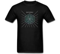 Rongbang Men's Mogwai Band Logo Post Rock T Shirt Colorne Short Sleeve Black XXL