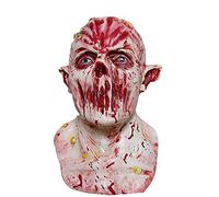 RONGbbppQ Halloween Horror Mask, Creepy Novelty Latex Full Head Skeleton Scary Masks, 3D Skull Head Mask for Men Women Halloween Costume Party Latex Mask For Adult