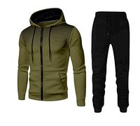 RONGbbppQ Mens Full Tracksuits Sportswear for Men Winter Warm Jacket Sport Suit for Men Sportswear with Full for Gym Training Mens Tracksuit Tops Track Suit Man