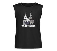 Rongc Die Antwoord Vest Tank Mens T-Shirt Black Graphic Unisex Sleeveless Tee Shirt XXL