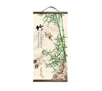 RONGCH Wall Art Canvas Prints Chinese Style Flower Green Plants Canvas Decor Painting Store Bedroom Living Room Home Wall Art Paintings(C,30x60cm)