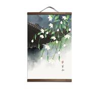 RONGCH Wall Art Canvas Prints Chinese Style Green Plants Canvas Decor Painting Store Bedroom Living Room Wall Art Painting Posters And Prints No Scroll(C,50x75cm)