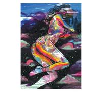 RONGCH Wall Art Canvas Prints Surrealist Science Fiction Art Animal Abstract Poster No Frame Canvas Paintings Wall Art Pictures Home Decor(O,20x30cm)