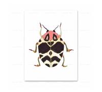 RONGCH Wall Art Canvas Prints Watercolor Blue Beetle Ladybug Colorful Insect Posters Prints Modern Wall Art Canvas Painting For Living Room Home Decor(N,20x30cm)