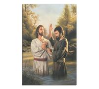RONGCHENG Baptism of Jesus Christ God Religion Poster Canvas Art Home Room Wall Decor Picture Poster Print Painting Gift Posters