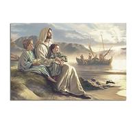RONGCHENG Jesus Christ God Religion Poster Galilean Canvas Art Home Room Wall Decor Picture Poster Print Painting Gift Posters