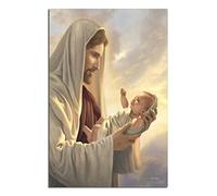 RONGCHENG Jesus Holding Baby Christ God Religion Poster Canvas Art Home Room Wall Decor Picture Poster Print Painting Gift Posters