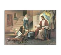 RONGCHENG Jesus with Martha And Mary Christ God Religion Poster Canvas Art Home Room Wall Decor Picture Poster Print Painting Gift Posters